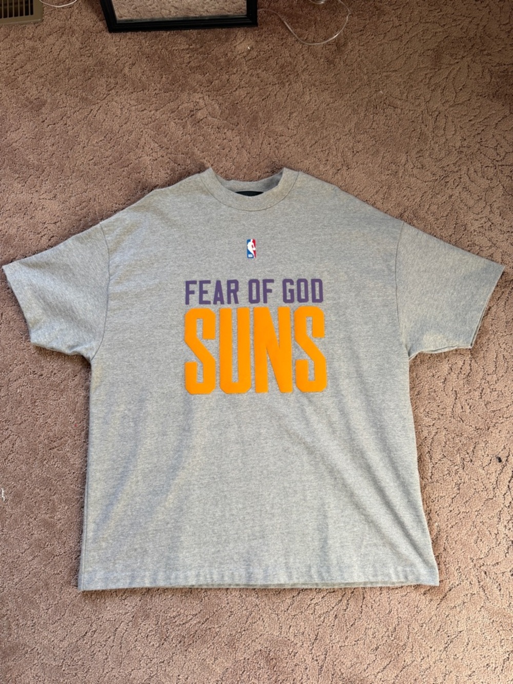 Fear of God Gray Suns Logo Tee